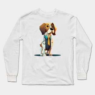 Doctor Paws: Canine in Scrubs Long Sleeve T-Shirt